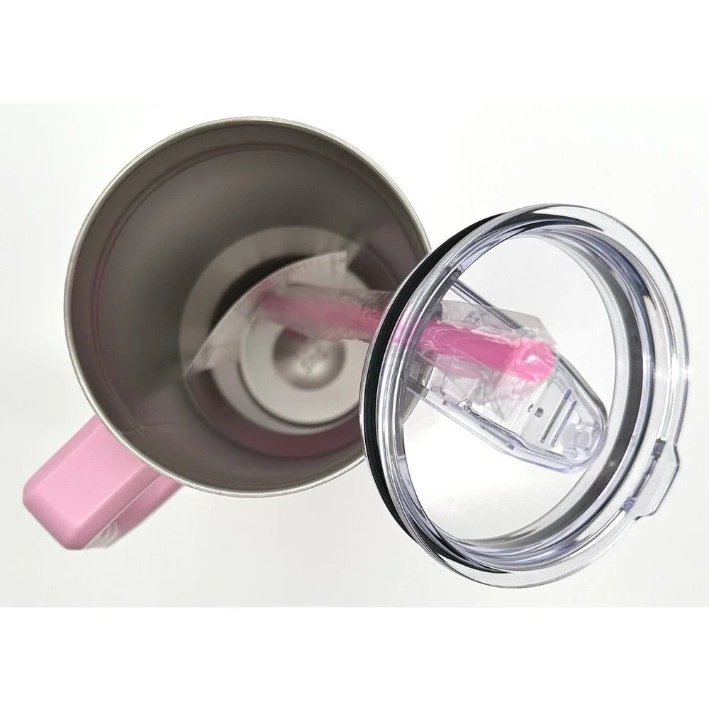 NWT Sanrio Hello Kitty Waving 40oz Pink Lavender Stainless Steel Tumbler Mug